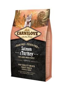 Carnilove Puppy Salmon and turkey Large breeds - dry dog food - 4kg