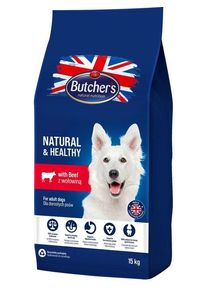 Butchers Natural&Healthy with beef - dry dog food - 15 kg