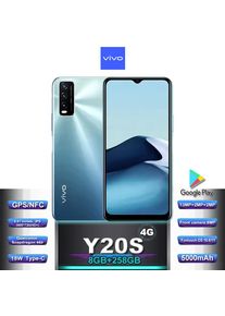 VIVO Y20S 4G dual-sim dual-standby 6.51-inch rear 13MP+2MP+2MP three-camera, front 8MP 8GB+256GB 5000mAh, support NFC function