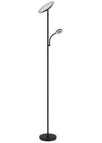 Globo LED-Deckenfluter Schwarz/Wei&szlig; max. 20 Watt