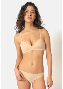 Schalen-BH Skiny "Advantage Micro", Damen, Gr. 85, Cup C, beige, Obermaterial: 90% Polyamid, 10% Elasthan, BHs Schalen-BH