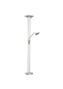 Fischer und Honsel Fischer & Honsel , Nickelfarben , Metall , 180 cm , Farbtemperaturwechsler, Lesearm , Beleuchtung, Innenleuchten, Stehleuchten