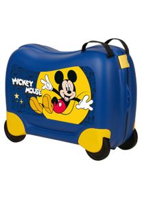 Kinderkoffer Samsonite "DREAM2GO DISNEY, MICKEY HAPPY", M&auml;dchen, Gr. B/H/T: 52cm x 38cm x 21cm 30 l, blau (mickey happy), Polypropylen, Koffer Kinderkoffer, aus Polypropylen, mit Haltegurt, mit Kreuzspannb&auml;ndern im Hauptfach