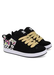 Sneaker DC Shoes "Court Graffik", Damen, Gr. 9,5(41), wei&szlig; (schwarz, multi, wei&szlig;), Obermaterial:55, 91% Leder, 38, 75% Synthetik, 5, 34% Polyester., Schuhe Sneaker