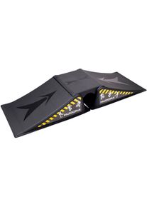 Skaterrampe Hudora "Outbreake", schwarz, Rampen, Kinder, B/H/L: 39,5cm x 15,5cm x 112cm, Kunststoff, Skaterrampe, B:39,5cm H:15,5cm L:112cm