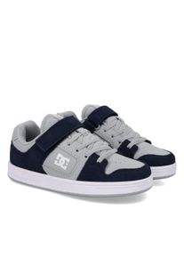 Sneaker DC Shoes "Manteca 4 V", Jungen, Gr. 4,5(35,5), navy, grau, wei&szlig;, Obermaterial:51% Leder, 49% Synthetikmaterial;, Schuhe Sneaker