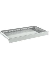 LISTA Lade voor ESD-vleugeldeurkast, h x b x d 95 x 1000 x 580 mm, draagvermogen 50 kg, lichtgrijs RAL 7035
