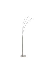 Lampadaire Eglo VILLA FRANCA LED Nickel mat, 3 lumi&egrave;res