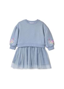 Tchibo - Kinder-Sweatkleid - M&auml;dchen - Gr. 110/116 - hellblau