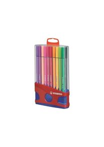 Stabilo Pen 68 - Felt-tip pen - ColorParade - Set of 20 - Red
