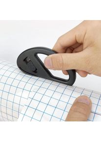 Easy-Glide Wrapping Paper Cutter with Safe Razor Blade, Perfect for Gift Wrap, Crafts & Office Use, Ensures Precise Cuts