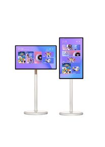 32-Inch Movable Touch Screen Monitor Android Wireless Portable Smart TV For Home Floor-Standing Digital Signage And Displays
