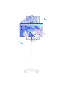 23.8 27 32 Inch Digital Signage Movable Portable Tv Android 12 Led Display Screen Android Large Tablet PC Portable Smart TV