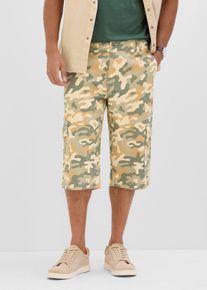 Bermuda cargo lunghi in twill loose fit, Beige, Taglia 54, bonprix