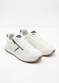 Sneaker Tom Tailor con cerniera, Bianco, Taglia 41, bonprix