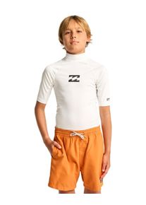 Rash Guard Billabong "Waves All Day", Jungen, Gr. XS, wei&szlig;, Obermaterial:85% Microfaser, 15% Elasthan;, Shirts Rash Guard