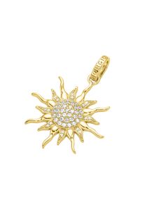 Sonnenanh&auml;nger "Anh&auml;nger Sonne, Silber 925", gold, Giorgio Martello MILANO, Charms, Damen, Silber 925 (Sterlingsilber), Sonnenanh&auml;nger