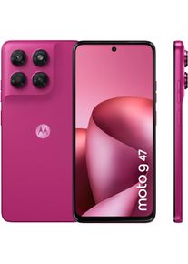 Motorola Smartphone "moto g47 128 GB", Energieeffizienz: A, pantone fuchsia rot, 128 GB, Mobiltelefone, Smartphone