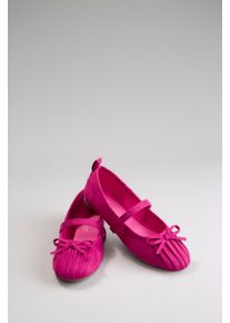 Ballerina ANISTON SHOES, Damen, Gr. 39, pink, Textil, Veloursleder, Schuhe Ballerina, Riemchenballerina, Schlupfschuh, Loafer, Slipper, Topseller