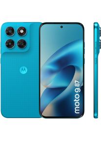 Motorola Smartphone "moto g87", Energieeffizienz: A, pantone blau atoll, 256 GB, Mobiltelefone, Smartphone