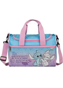 Sporttasche Scooli "Jurassic World", M&auml;dchen, Gr. B/H/T: 35cm x 23cm, lilo, stitch, Polyester, Taschen Sporttasche