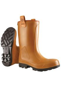 Sicherheitsstiefel Dunlop "Purofort RigAir full safety" Gr. 47, braun, 47, Obermaterial: 100% Textilmaterial TEXMAT., Schuhe, Sicherheitsstiefel