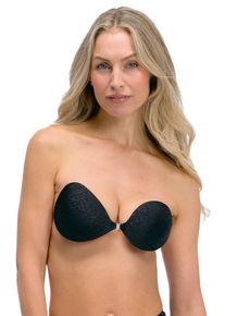 Klebe-BH MAGIC BODYFASHION, Damen, Gr. Cup C, leopard schwarz, Obermaterial: 82% Polyamid, 18% Elasthan, BHs Klebe-BH