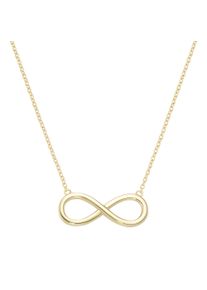 Collier "Collier Infinity, Silber 925", gold, Giorgio Martello MILANO, Halsketten, Damen, Silber 925 (Sterlingsilber), Collier