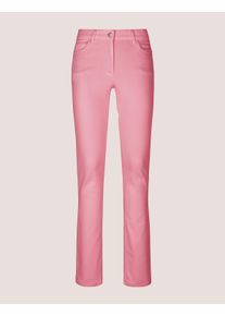 Madeleine Mode Regular-fit-Jeans MADELEINE "Jeans Magic-Jeans", Damen, Gr. 19, N + K Gr, orange (lachsrosa), Obermaterial: 72% Baumwolle CO. 26% Polyester PES. 2% Elasthan EL., Modern, Jeans Regular-fit-Jeans