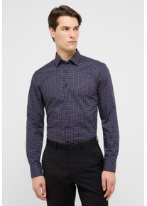 Langarmhemd Eterna "SLIM FIT", Herren, Gr. 40, Normalgr&ouml;&szlig;en, burgunder, Popeline, 100% Baumwolle, schmal, Manschette, Hemden Langarmhemd, NON IRON (b&uuml;gelfrei)