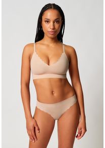 Bustier Skiny "Sensation", Damen, Gr. 42, N-Gr, beige, Obermaterial: 56% Polyamid, 44% Elasthan, normal, BHs Bustier