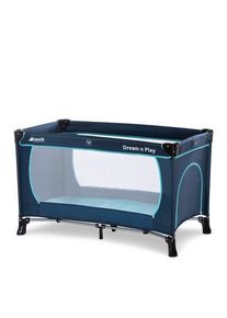 hauck Dream N Play Plus Kinderreisebett | navy/aqua