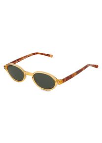 Fielmann JIL 038 SUN CL BALA | Dzieci okulary przeciwsłoneczne | Owalne | Oprawka: Poliwęglan Ż&oacute;łty | Kolor szkła: Zielony Pełny Kolor