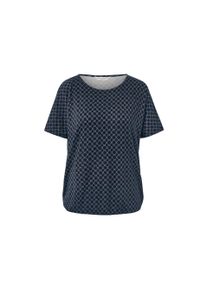 Tchibo - Nyomott mint&aacute;s női p&oacute;l&oacute;bl&uacute;z - nő - m&eacute;ret S 36/38 - k&eacute;k/mint&aacute;s