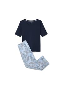 Tchibo - Női 7/8-os pizsama - nő - m&eacute;ret L 44/46 - k&eacute;k/paisley