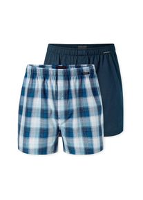 2 Schiesser f&eacute;rfi sz&ouml;v&ouml;tt boxerals&oacute; - f&eacute;rfi - m&eacute;ret Xl/7 - k&eacute;k/kock&aacute;s