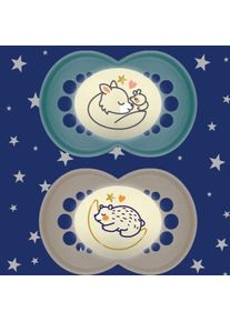 MAM Original Night Sucette lot de 2 | multicolore