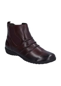 Stiefelette Josef Seibel "Naly 60, bordeaux", Damen, Gr. 43, rot (bordeaux), Obermaterial: 100% Rindsleder Leather cow., Schuhe Stiefelette