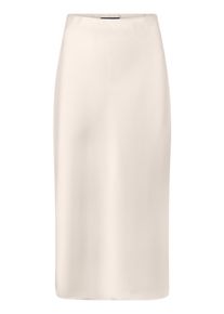 Maxirock Betty Barclay "Maxirock unifarben", Damen, Gr. 38, beige (grau beige), Einsatz: 100% Polyester PES., R&ouml;cke Maxirock