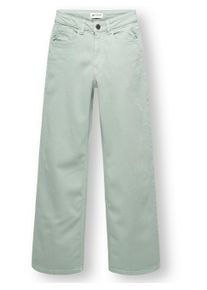 Chinohose PEAK TIME "Chinohose Cyrele", Damen, Gr. 34, L&auml;nge 30, gr&uuml;n (gaia gr&uuml;n), Obermaterial: 93% Baumwolle CO. 6% Elastomultiester ELE. 1% Elasthan EL., weit lang, Hosen Chinohose, Lange Wide-Leg-Hose mit Bio-Baumwolle