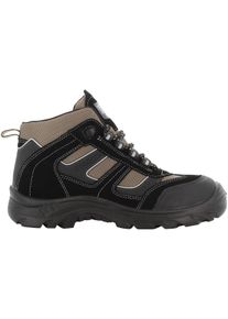 Sicherheitsschuh SAFETY JOGGER WORKS "Climber" Gr. 47, schwarz (schwarz, grau), 47, Obermaterial: 100% Rindsleder Leather cow., Schuhe, Sicherheitsschuh