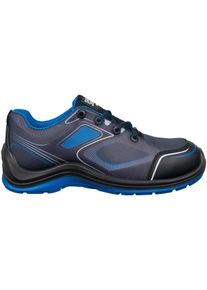 Sicherheitsschuh SAFETY JOGGER WORKS "Flow low" Gr. 45, schwarz, blau, 45, Obermaterial: 100% Textilmaterial TEXMAT., Schuhe, Sicherheitsschuh