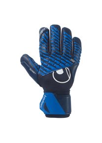 Torwarthandschuhe Uhlsport "Torwarthandschuhe FM AQUASOFT HN", Herren, Gr. 7, blau (marine, pacific blau, wei&szlig;), Obermaterial: 64% Gummi rubber. 24% Polyester PES. 7% Nylon NY. 5% Polyurethan PU., Handschuhe Torwarthandschuhe