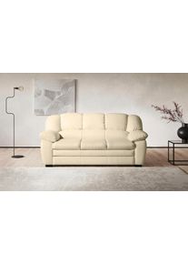 2,5-Sitzer COTTA "Casino", beige (cremefarben), B:191cm H:88cm T:92cm, Luxus-Microfaser (100% Polyester);NaturLEDER, echtes Rindsleder, Sofas, 2 5-Sitzer, Polstergarnitur, auch als Set erh&auml;ltlich