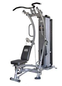 UNO Fitness Kraftstation U.N.O. FITNESS "GX6 Seilzugstation", silber, KraftstationenB:109cm H:214cm L:199cm, Kraftstation, B:109cm H:214cm L:199cm