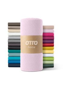 Spannbettlaken OTTO HOME "PAPRIKA", rosa, B:140cm L:200cm, Microfaser-Jersey, Obermaterial: 100% Polyester, Bettlaken, Spannbettlaken, Bettlaken Laken in zwei Qualit&auml;ten: Fleece & Jersey, schnelltrocknend