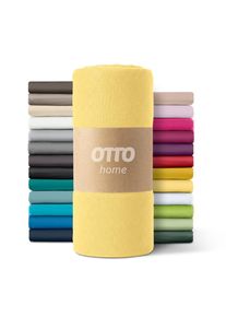 Spannbettlaken OTTO HOME "PAPRIKA", gelb, B:120cm L:200cm, Microfaser-Jersey, Obermaterial: 100% Polyester, Bettlaken, Spannbettlaken, Bettlaken Laken in zwei Qualit&auml;ten: Fleece & Jersey, schnelltrocknend