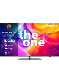 Philips QLED-Fernseher "65PUS9000/12", Energieeffizienz: E, grau, 65, Fernseher, Ambilight, P5 Picture Engine, Dolby Vision, Dolby Atmos, Gaming, Alexa, QLED-Fernseher, Topseller