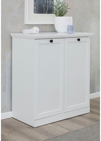 Schuhkommode Home Affaire "&Ouml;rebro", wei&szlig;, B:81cm H:88cm T:41cm, Sideboards, Schuhkommode, zeitloser Landhausstil