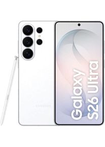 Samsung Smartphone "Galaxy S26 Ultra", Energieeffizienz: A, wei&szlig;, 256 GB, Mobiltelefone, Smartphone